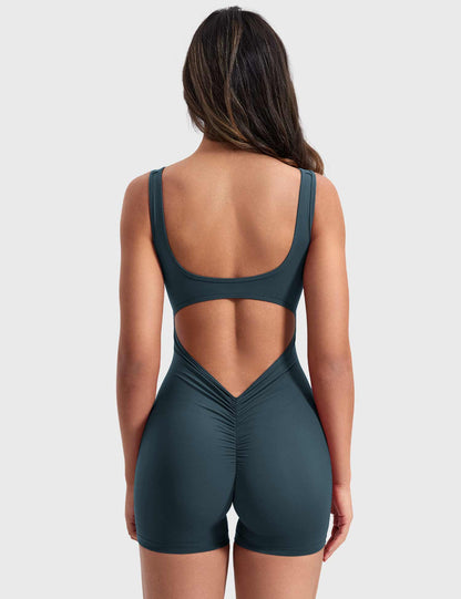 Vrouwelijke Romper met V-hals Elegant Design