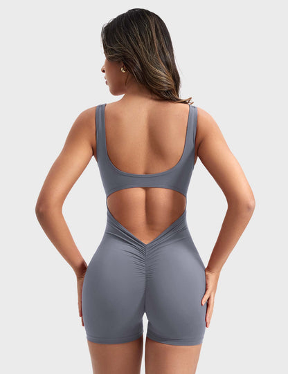 Vrouwelijke Romper met V-hals Elegant Design