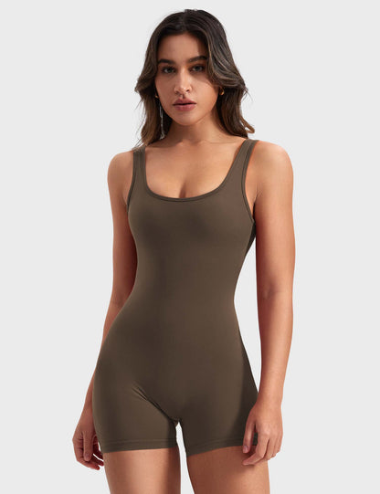 Vrouwelijke Romper met V-hals Elegant Design