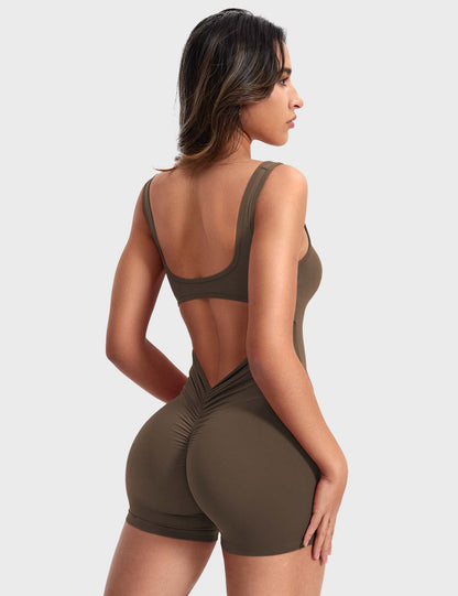 Vrouwelijke Romper met V-hals Elegant Design