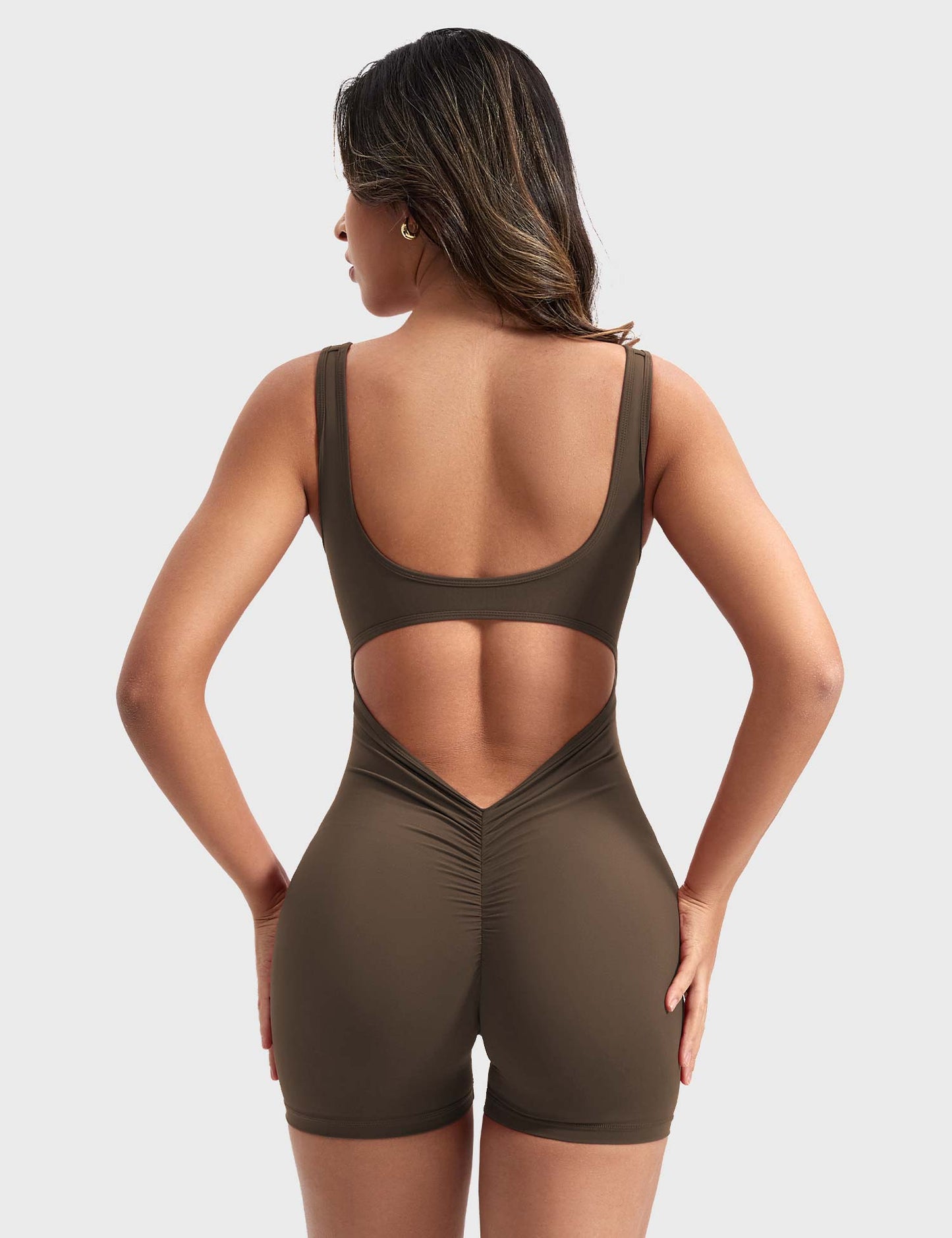 Vrouwelijke Romper met V-hals Elegant Design