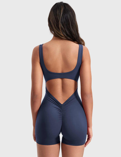 Vrouwelijke Romper Elegante V-hals Jurk
