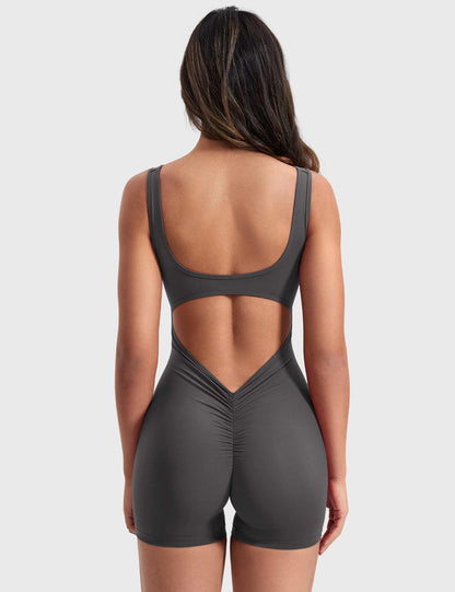 Vrouwelijke Romper met V-hals Elegant Design