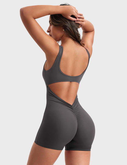 Vrouwelijke Romper met V-hals Elegant Design
