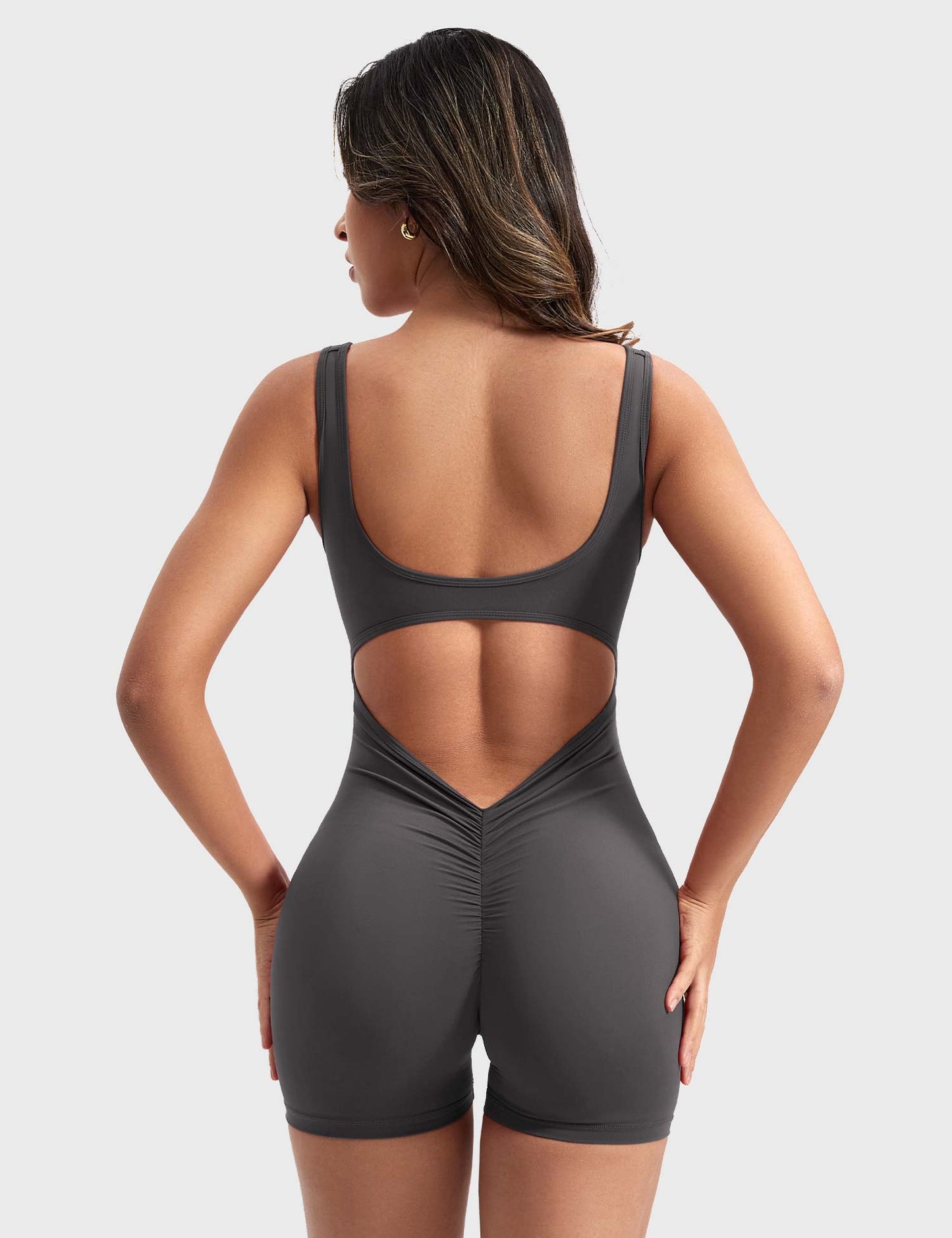 Vrouwelijke Romper met V-hals Elegant Design