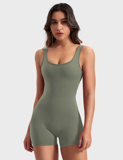 Vrouwelijke Romper met V-hals Elegant Design