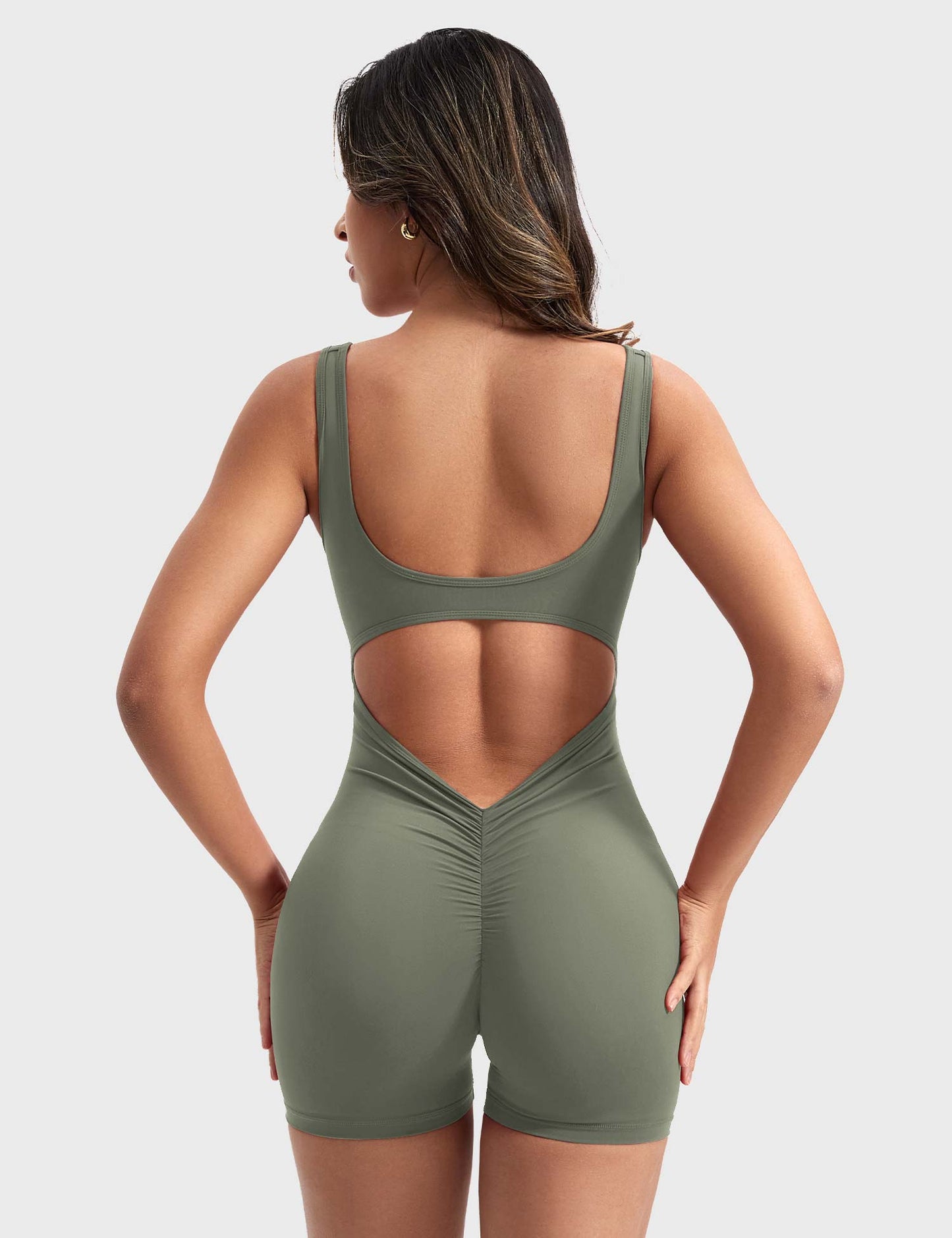Vrouwelijke Romper met V-hals Elegant Design