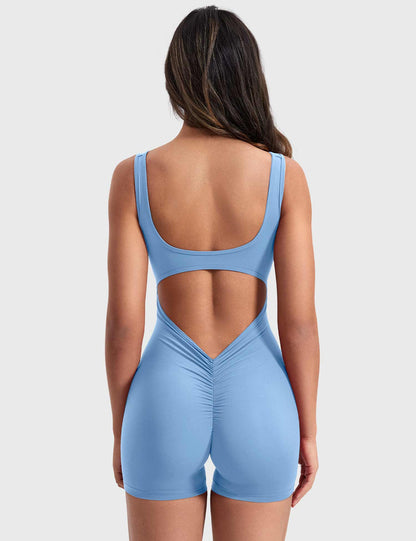 Vrouwelijke Romper met V-hals Elegant Design