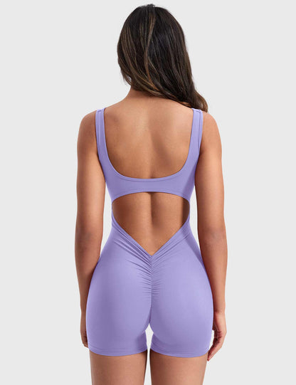 Vrouwelijke Romper met V-hals Elegant Design