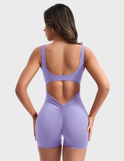 Vrouwelijke Romper met V-hals Elegant Design