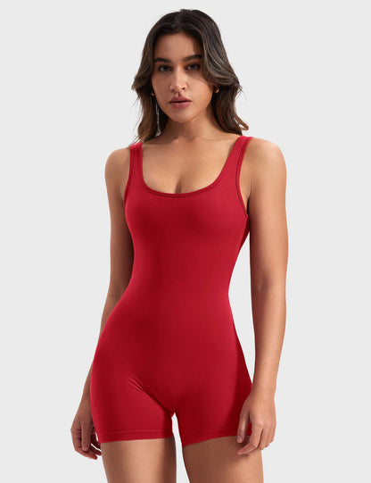 Vrouwelijke Romper met V-hals Elegant Design