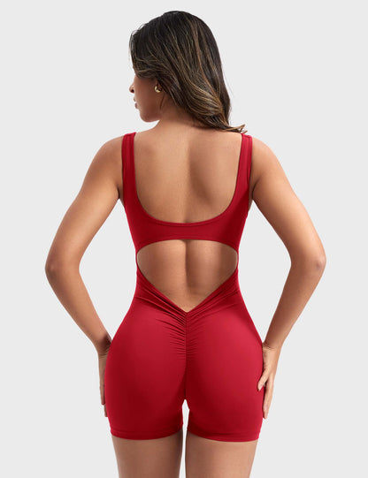 Vrouwelijke Romper met V-hals Elegant Design