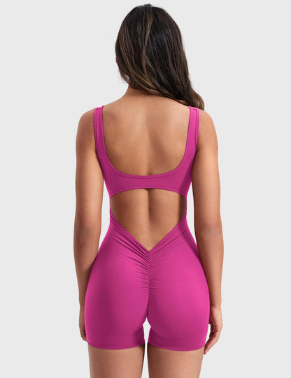 Vrouwelijke Romper met V-hals Elegant Design