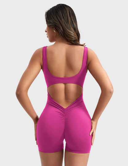 Vrouwelijke Romper met V-hals Elegant Design