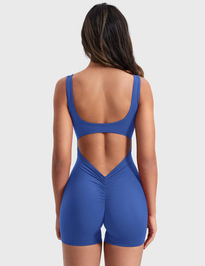 Vrouwelijke Romper met V-hals Elegant Design