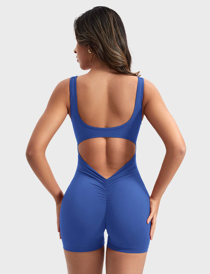 Vrouwelijke Romper met V-hals Elegant Design