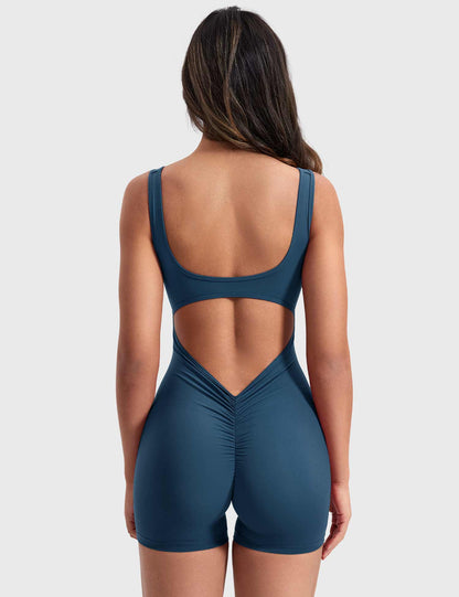 Vrouwelijke Romper met V-hals Elegant Design