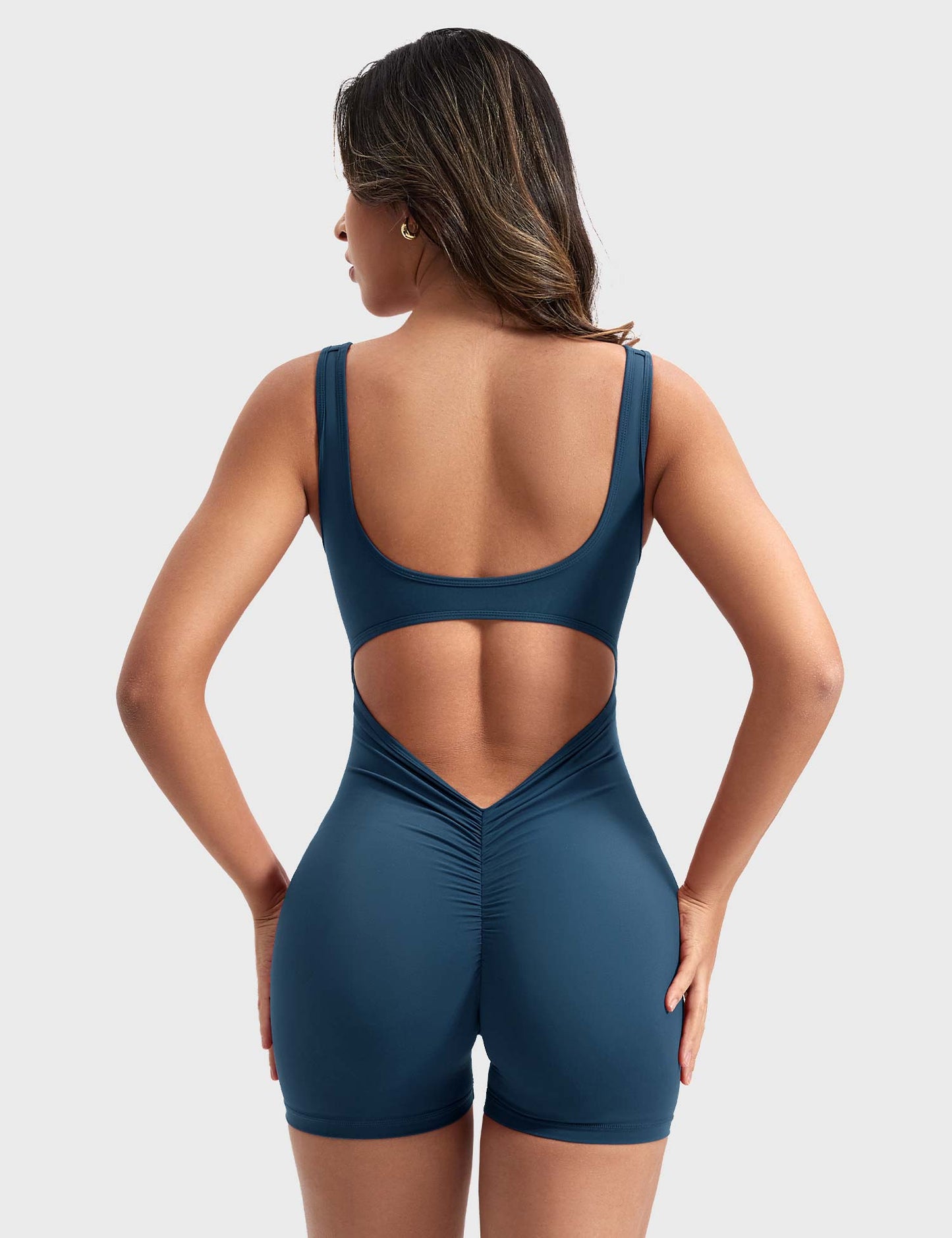 Vrouwelijke Romper met V-hals Elegant Design