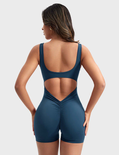 Vrouwelijke Romper met V-hals Elegant Design