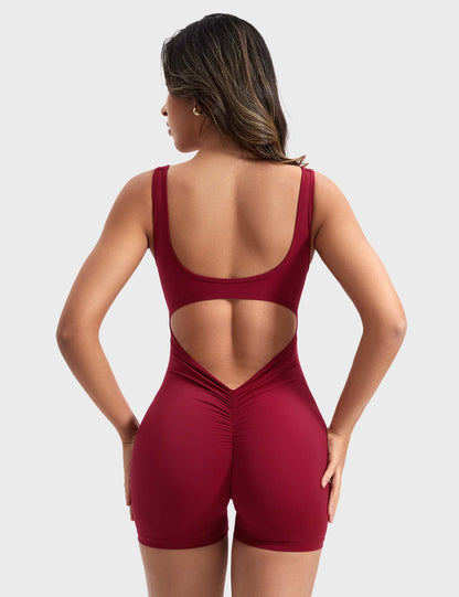 Vrouwelijke Romper met V-hals Elegant Design