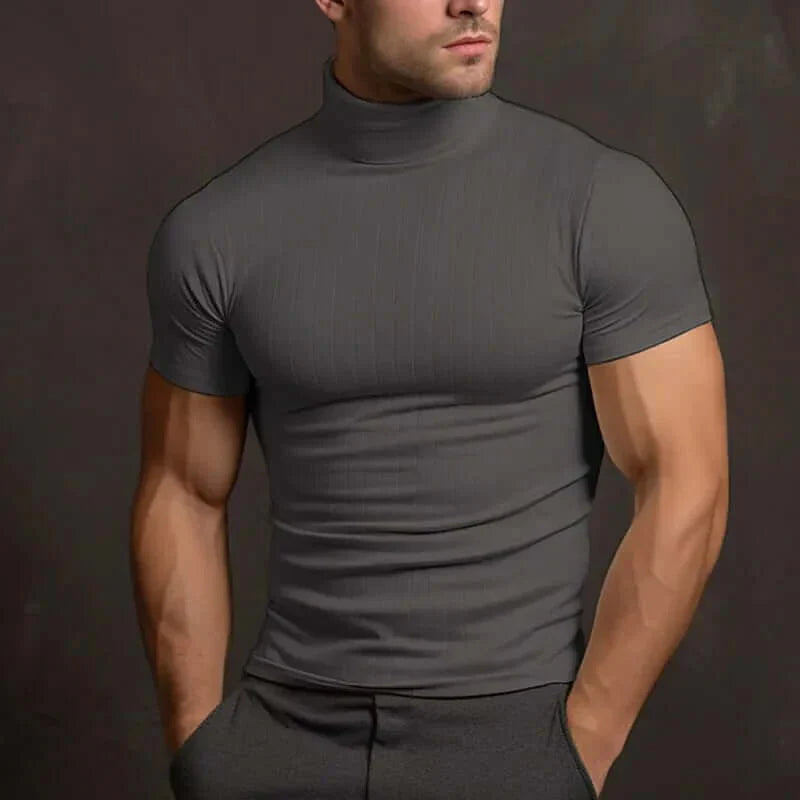 Heren T-shirt Effen Kleur Comfortabel Casual Model