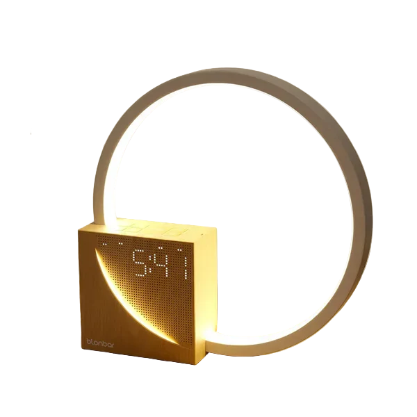 Touch Wekker met Nachtlampje – Aanraakbediening Verlichting en Wekfunctie Witte Slaapkamer