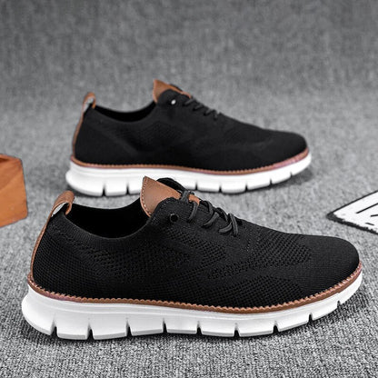 Mannen Sneakers Comfortabel Stijlvol Leer