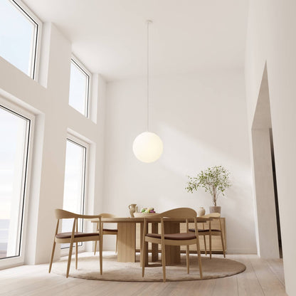 Minimalistische design hanglamp van opaalglas – Elvéra