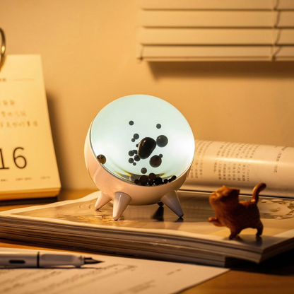 Ferrofluid Display Bluetooth Speaker ABS Glas 10,6 cm Muziek Visualizer Magnetisch Vloeistof Bureau Decoratie Cadeau Tech Kunstobject