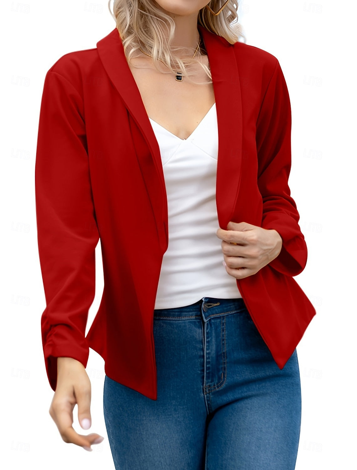 Elegante Dames Blazer Sartoriaal Maatwerk Stijl