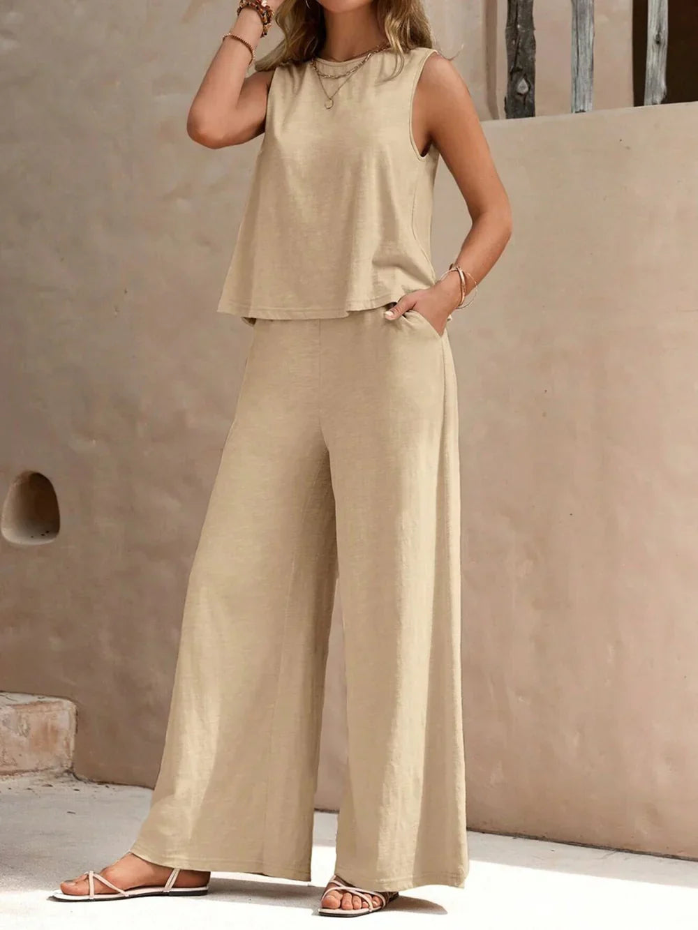 Vrouwelijke Casual Broek Elegant Set voor Dagelijks Gebruik