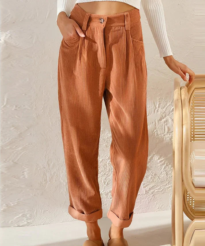 Vrouwelijke Wijdvallende Pantaloni Elegante Broek - StudioMarella