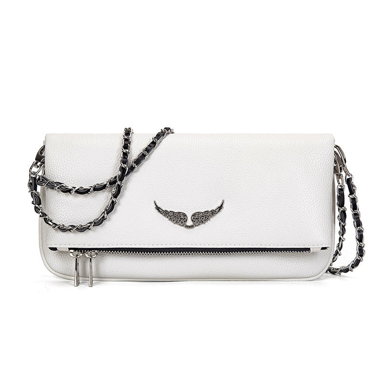 Dames Clutch met Ketting en Praktische Binnenkant → Dames Clutch met Ketting en Opbergvakjes