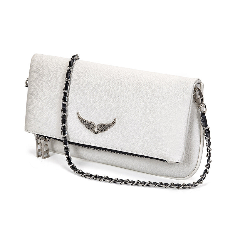 Dames Clutch met Ketting en Praktische Binnenkant → Dames Clutch met Ketting en Opbergvakjes