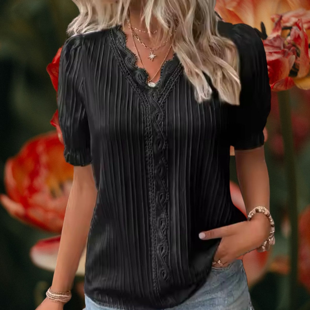 Vrouwelijke Blouse Elegante Stijl voor Dames