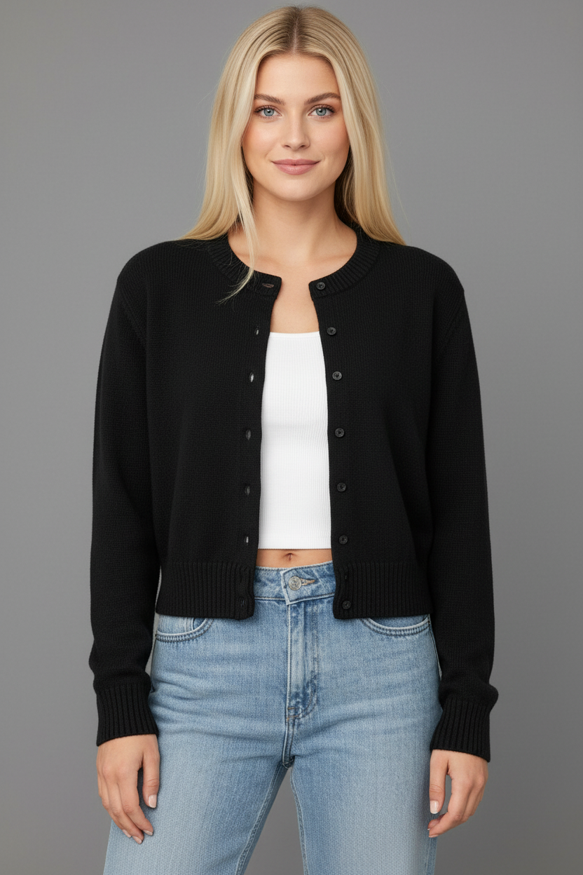 Fijngebreide Vest voor Dames - StudioMarella