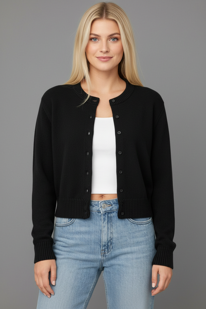 Fijngebreide Vest voor Dames - StudioMarella