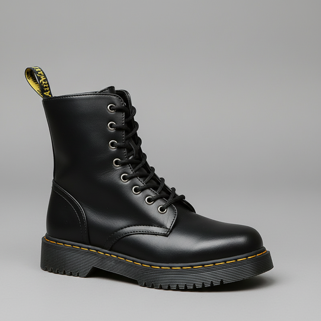 Enkellaarsjes Monica Boots met Rits Zwarte Laarzen - StudioMarella